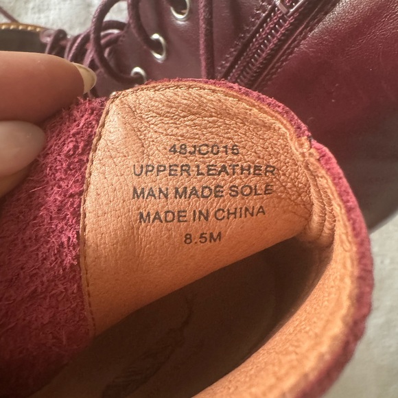 Jeffrey Campbell Brown Ankle Boots with Lace-Up Design - Picture 4 of 4